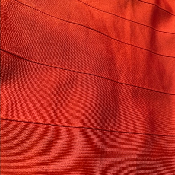 NWOT Herve Leger x Forever 21 Vibrant Orange Cutout Bandage Dress - Picture 5 of 6